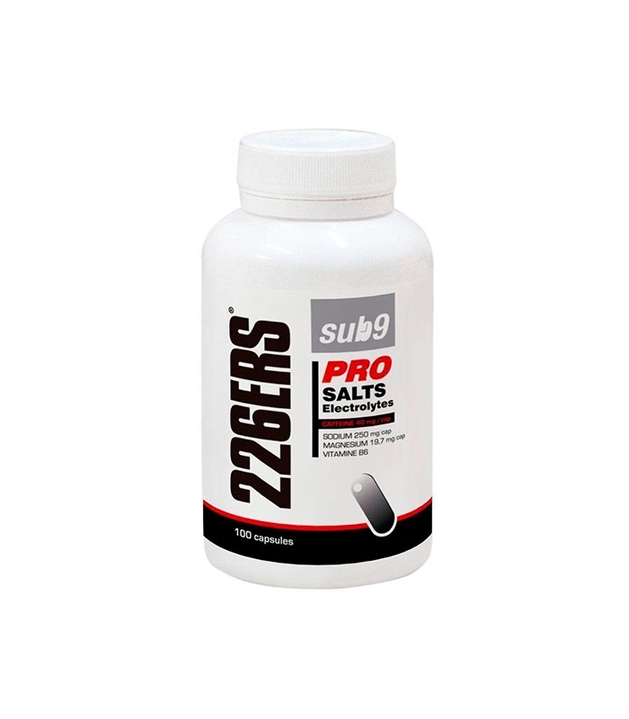 226ERS SUB-9 PRO Salts Electrolytes - 100 cápsulas - Combate los calambres y la deshidratación