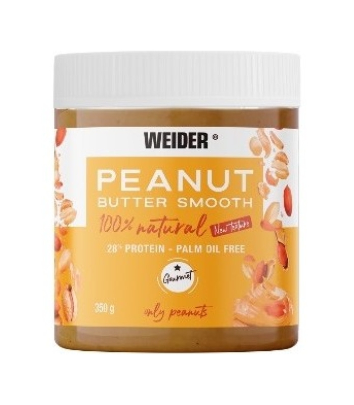 Weider - Peanut Butter x 350 g - Textura suave y cremosa