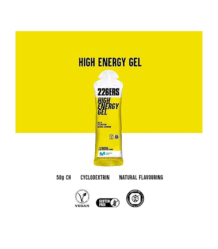226ERS High Energy Gel - 1 gel x 60 ml - Gel energético - 200 kcal por stick