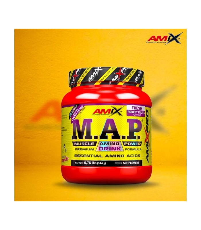 Amix - Muscle Amino Power x 375 Tab - Aminoácidos esenciales y PepForm - Sin azúcares ni grasas