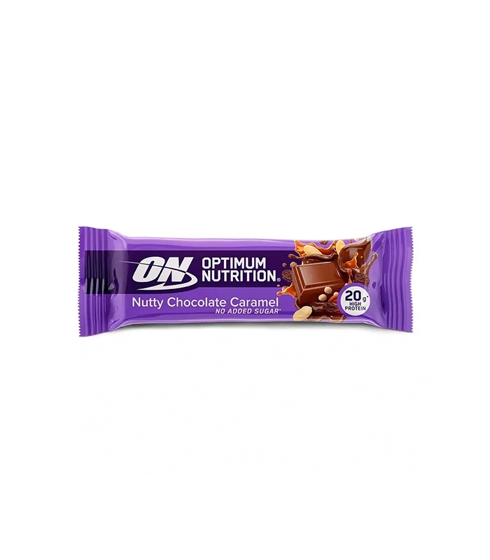 Optimum Nutrition - Protein Bar 1 x 70 g - Sabor Chocolate con Nueces y Caramelo