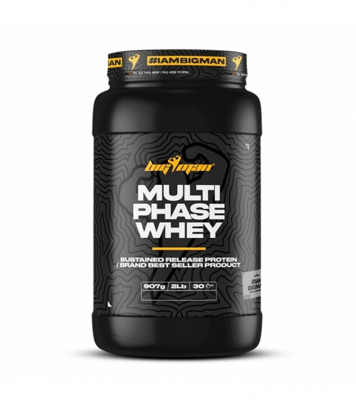 BigMan - MultiPhase Whey 910 g - Sabor Cookies