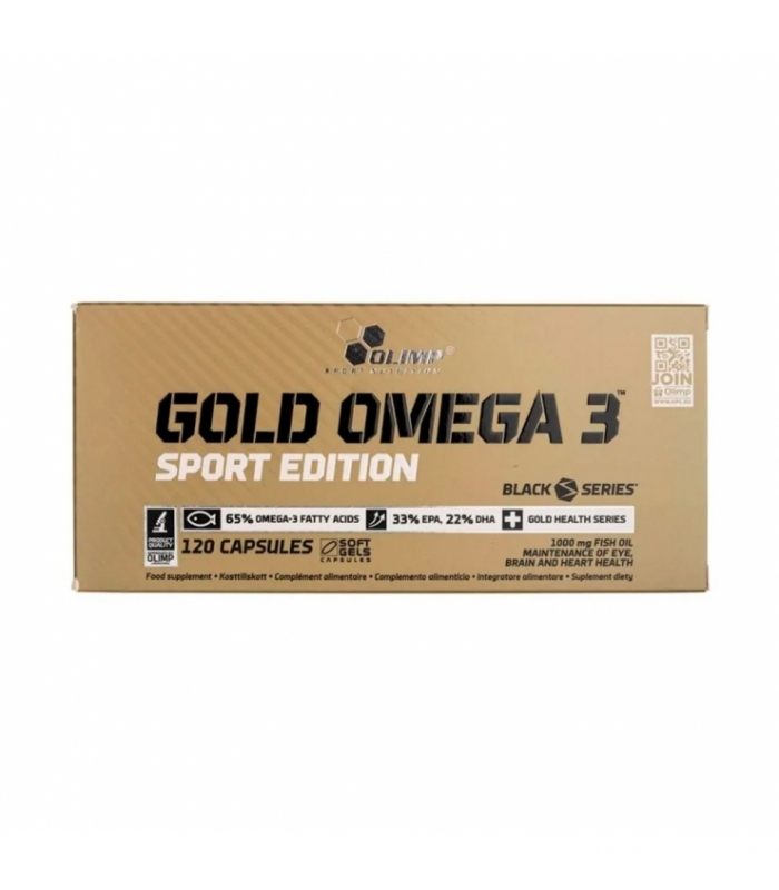 Olimp Sport Nutrition - Gold Omega 3 sport edition 120 cápsulas - Concentrado de ômega 3
