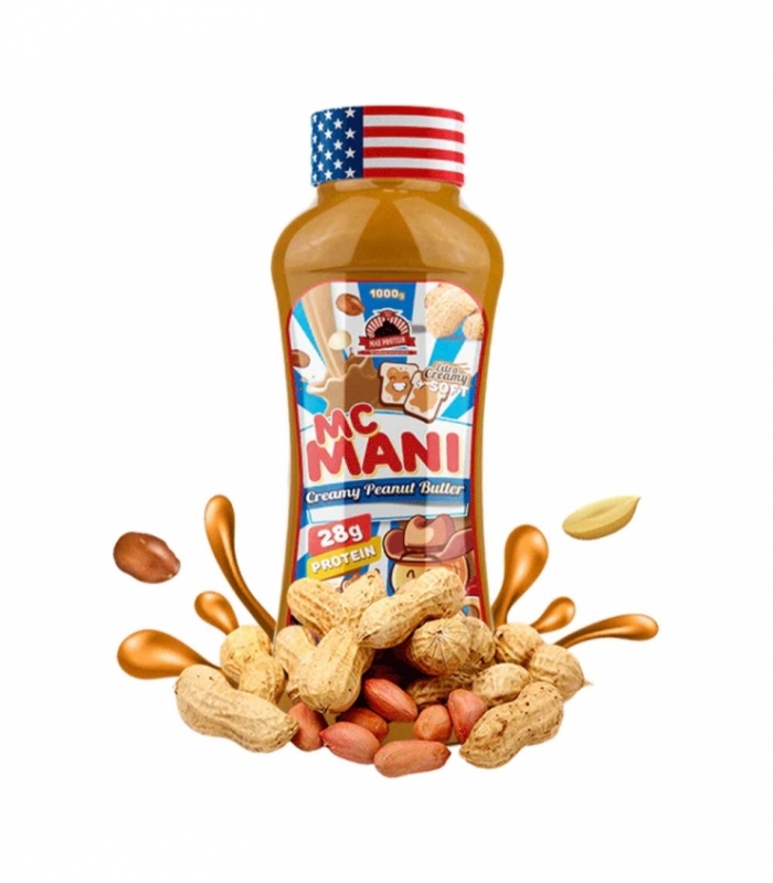 Max Protein - Mc Mani 1000 g - Crema de cacahuete