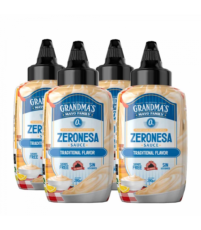 Max Protein - Grandma's Sauces Mayo Zeronesa 4 x 290 ml - Salsa mayonesa