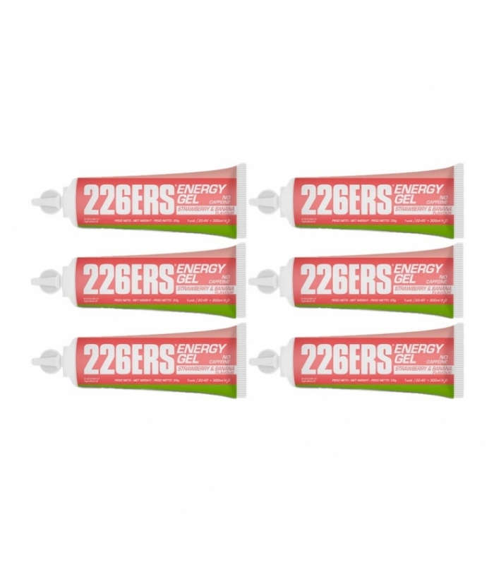 226ERS - Bio Energy Gel - 6 geles x 25 gr - Sabor Fresa y Plátano:0